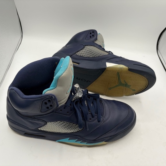 Size 12 - Air Jordan 5 Retro Pre-Grape Midnight Navy 136027-405 - Picture 3 of 6